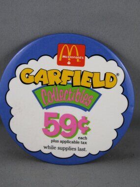 Vintage McDonald's Pin - Grafield Collectibles 59 Cents - Celluloid Pin